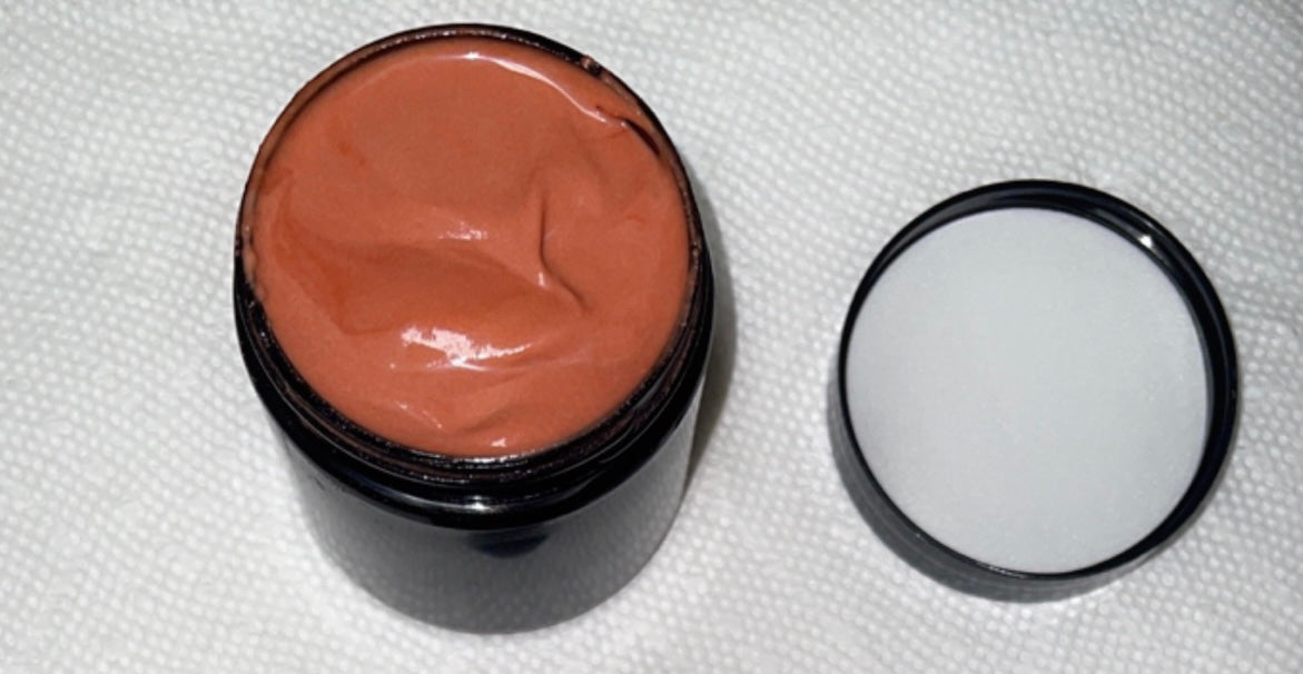 Rose clay tallow face cream